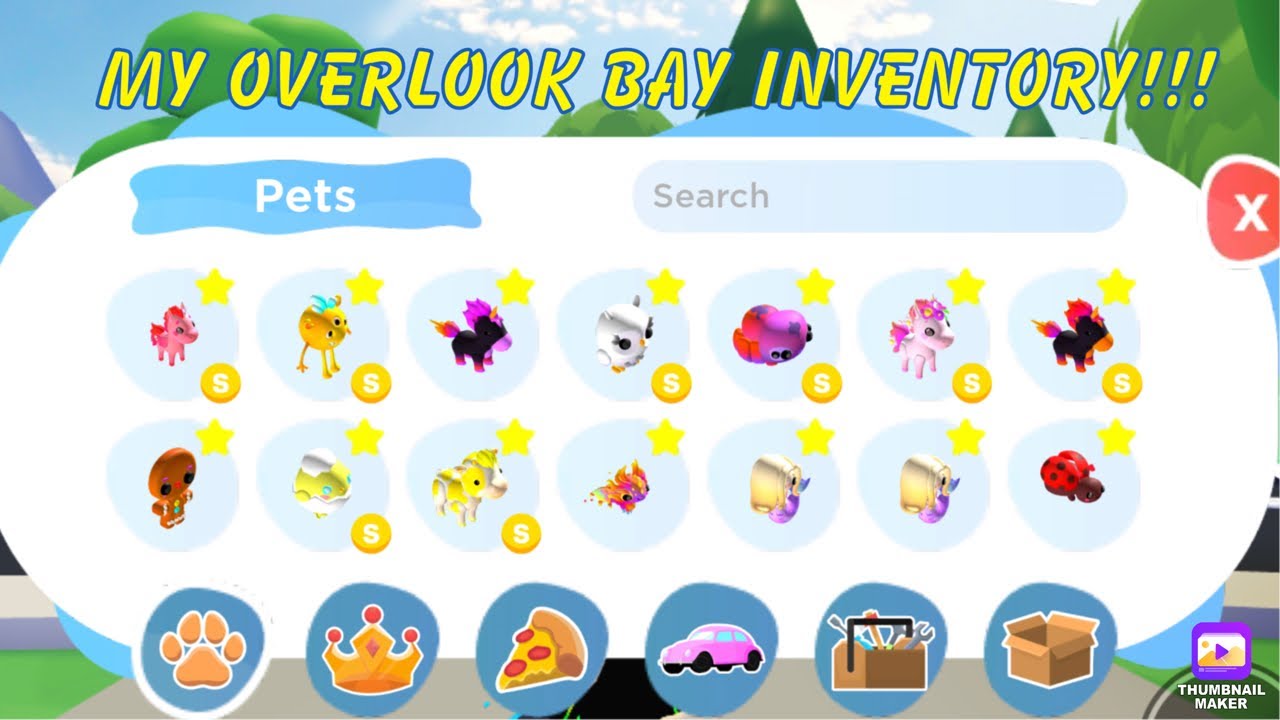 My *WHOLE* Overlook Bay inventory