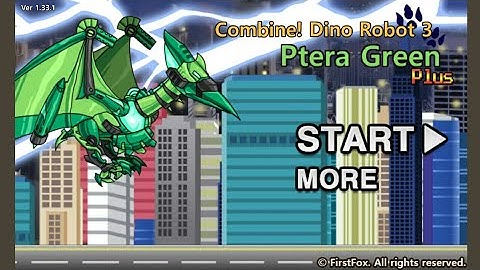 Ptera Green Plus - Combine! Dino Robot