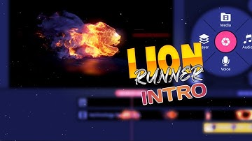 How to Make Lion Running Intro in Kinemaster | Kinemaster Tutorial in Hindi