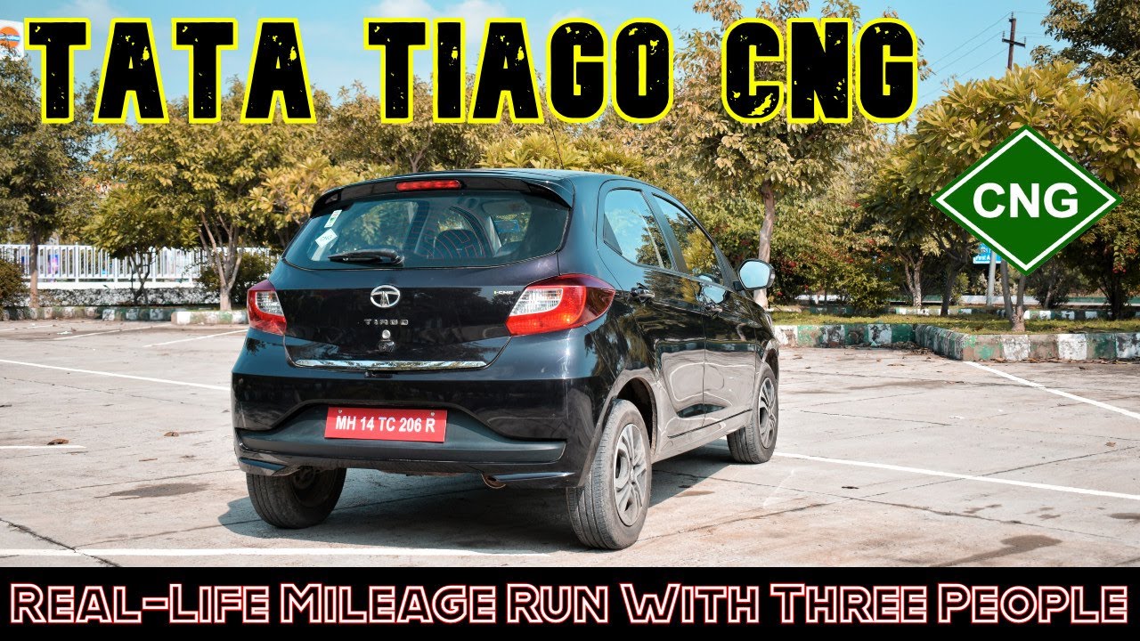 Tata Tiago CNG Mileage Test With Three People - The Best CNG Car In India? AutoHunters India