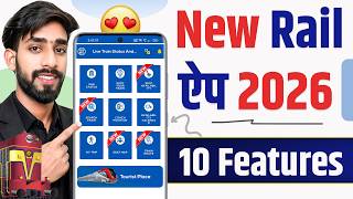 New Rail App 2026 🚆 | 10 Amazing Features You Must Know | New Railway App screenshot 2