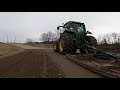 John Deere 6430 road drag