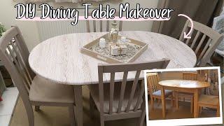 DIY Dining Room Table Makeover | Old Table to Farmhouse Chic | LottieJLife