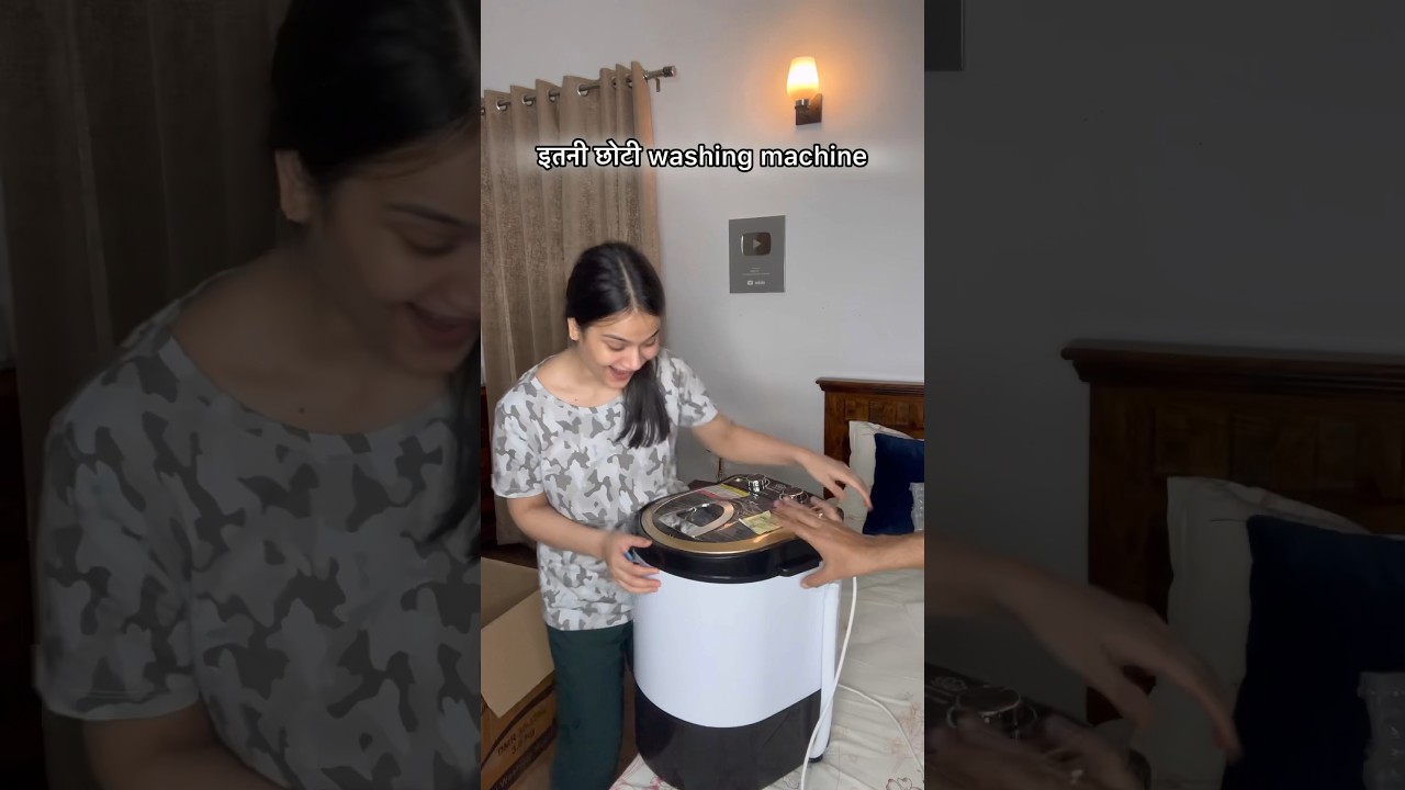 DMR Mini Washing Machine😍| Ittu Si Hai Yeh 🥹🫶🏼| Arshi Saifi #arshisaifi #dmr #miniwashingmachine