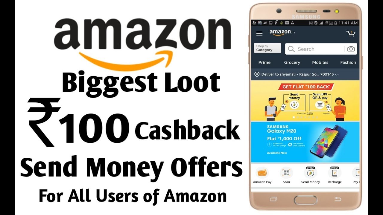 Earn Rs.100 Cashback From Amazon New Upi Offers/Amazon Biggest upi offers 2019