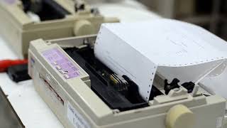Radiance Paper Dot Matrix Printer Paper, Continuous Feed Computer Paper, continuous paper