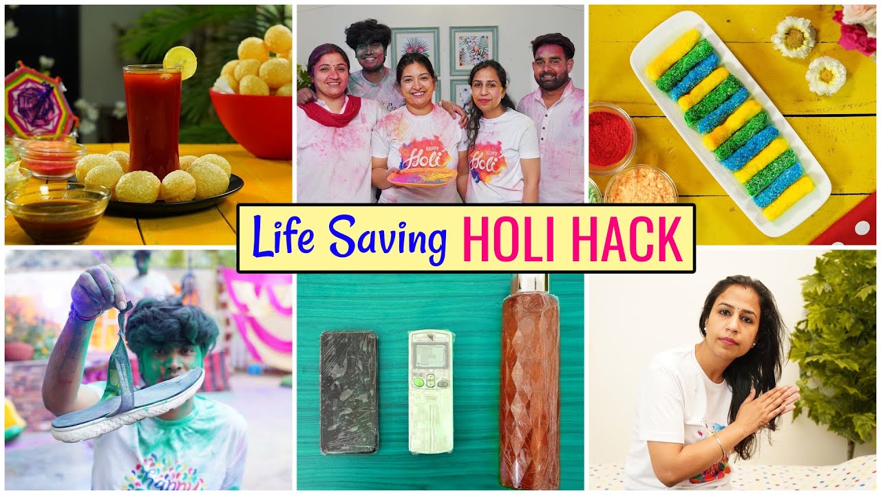 Life Saving Holi Hacks | CookWithNisha | Cook With Nisha