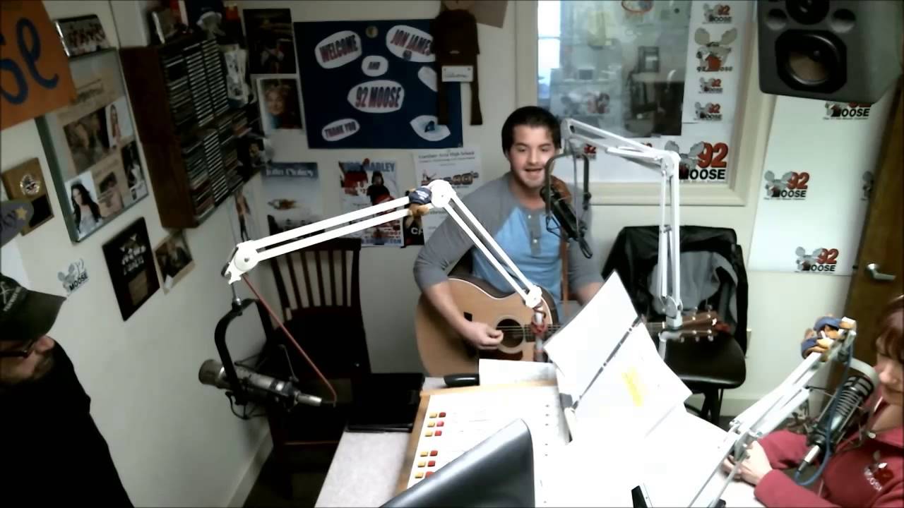 Dominic James Performs on 92 Moose Morning Show - YouTube