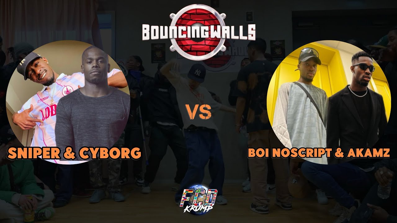 SNIPER & CYBORG vs AKAMZ & BOII NOSCRIPT | BOUNCING WALLZ