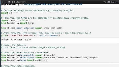 Part 05 - Constructing a Neural Network Models - Regression model with Python (Tensorflow & Keras)