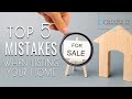 TOP 5 MISTAKES WHEN LISTING YOUR HOME FOR SALE | Ep 19 | BA Studio TV