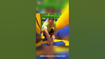 T8-5000 Jungle Slide With Obstacle Courses Size(m): 8.5m(L) × 4.5m(W) × 4m(H)