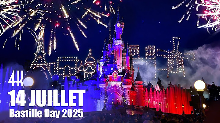 Feu d'artifice 14 juillet | Bastille Day 2025 Fireworks |Dronisos | Disneyland Paris