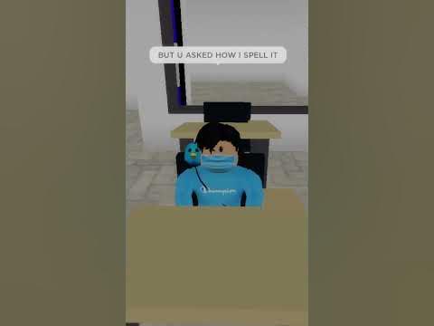 HOW do you SPELL crocodile🤣#roblox #shorts - YouTube