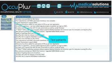 Med Tech Occuplus Software