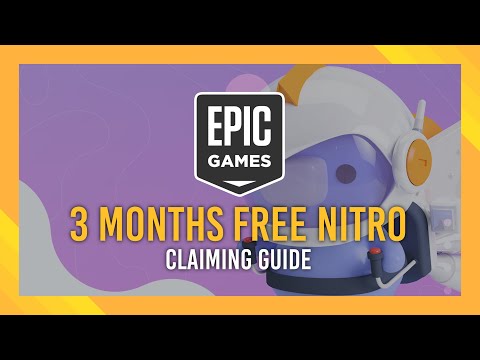 Claim 3 Months FREE DISCORD NITRO | Epic Games Giveaway Guide