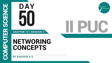 DAY 50 | COMPUTER SCIENCE | II PUC | NETWORKING CONCEPTS | L2