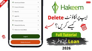 Hakeem Loan App Per Account Kasa Khatam Kare | Hakeem Loan App Ka Account Kasa Delete Karna  screenshot 3