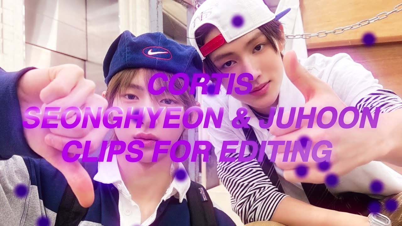 Cortis Seonghyeon & Juhoon Clips For Editing