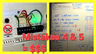 5 Thermostat Wiring Mistakes DIYers and Pros Make