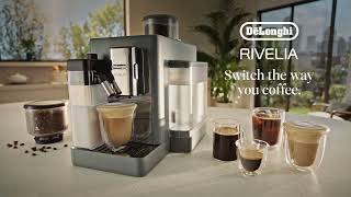 Easily Switch Between Different Coffee Beans With The Delonghi Rivelia | The Good Guys