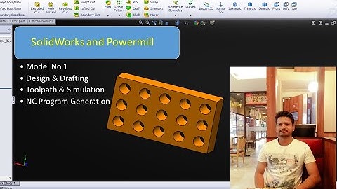 Model No 1 Solidworks with powerMill