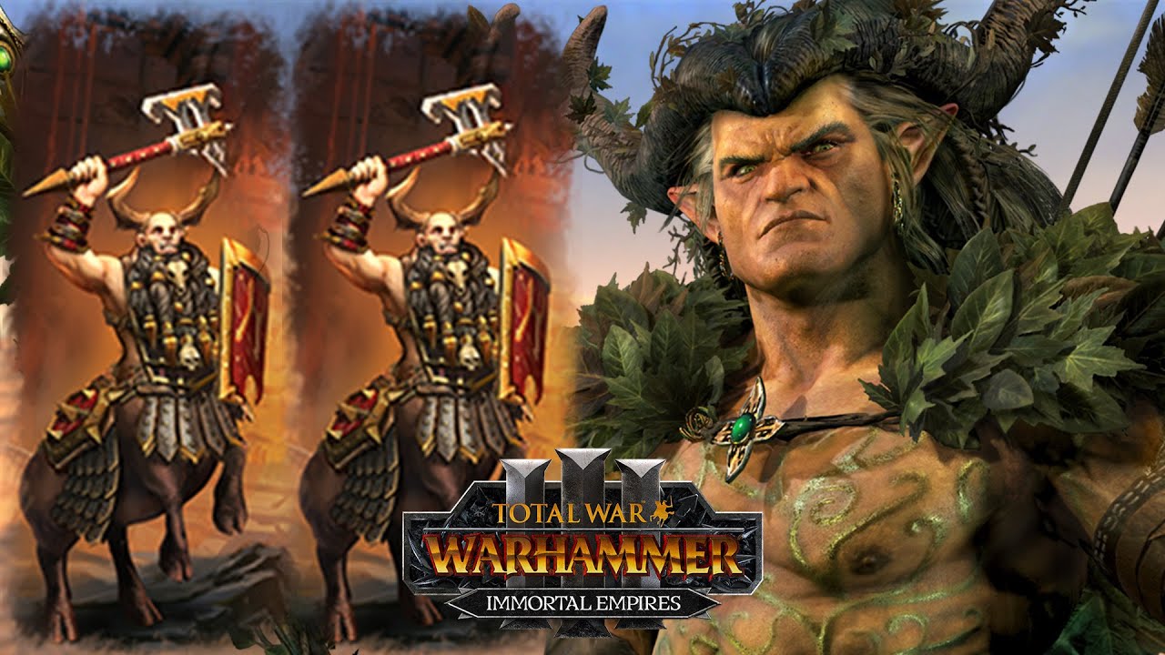 The Orion Try Chaos Dwarfs vs Wood Elves // Total War WARHAMMER 3