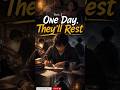 " One Day They'll Rest " Part : 2 😊😊#shorts #foryou