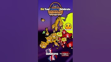 Did Your Country Celebrate Halloween? | Source: Google, YouTube | #shorts #halloween #fyp #map