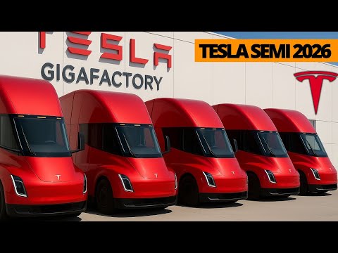 Tesla Semi 2026 Being Mass Produced! Elon Musk Surprises With New Factory!