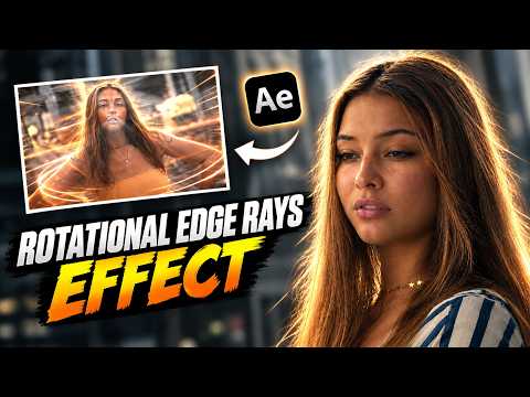 How to Make a Smooth Rotational Edge Rays Effect in After Effects | Easy Tutorial #videoeffects