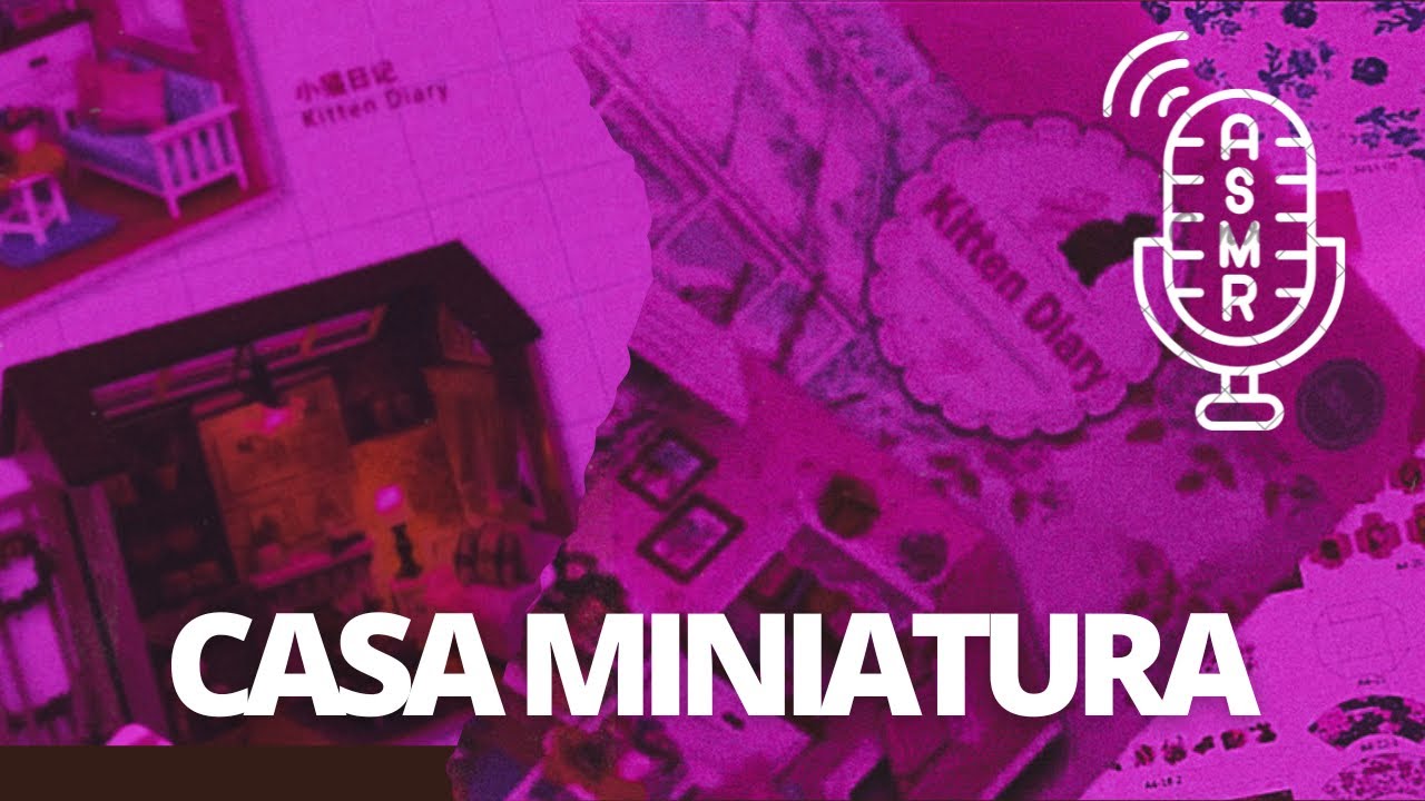 ASMR | Intento armar una casa miniatura 🏠 | Triggers relajantes | Andrea ASMR 🦋