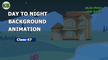 Adobe Animate CC 2023 How to Create Day To Night Effect Animation | Hindi tutorial