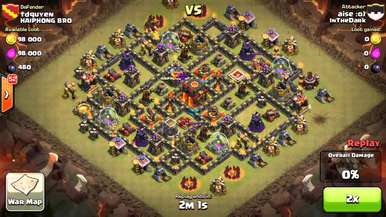 Clash of Clans - InTheDark vs HAIPHONG BRO
