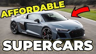 5 CHEAPEST Supercars You Can Afford NOW! (Audi R8, Porsche 911 Turbo, Ferrari 355, \& MORE!)