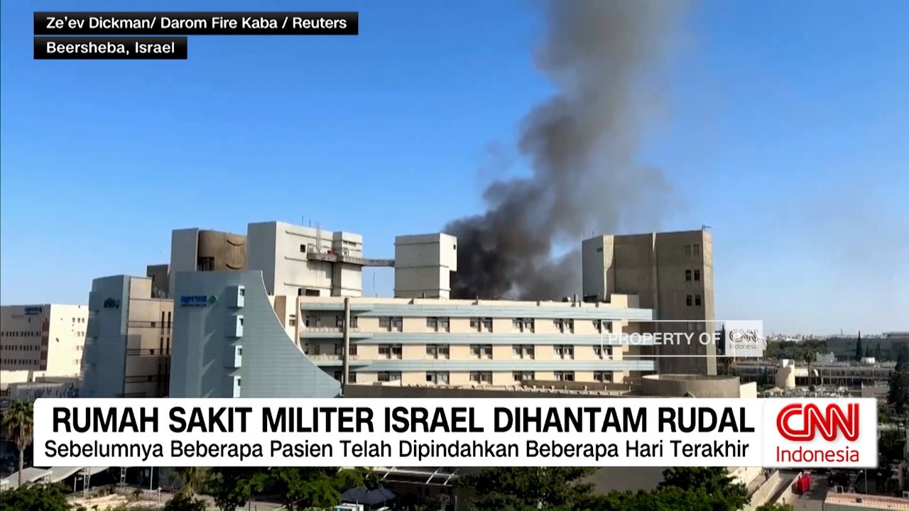 Rumah Sakit Militer Israel Dihantam Rudal