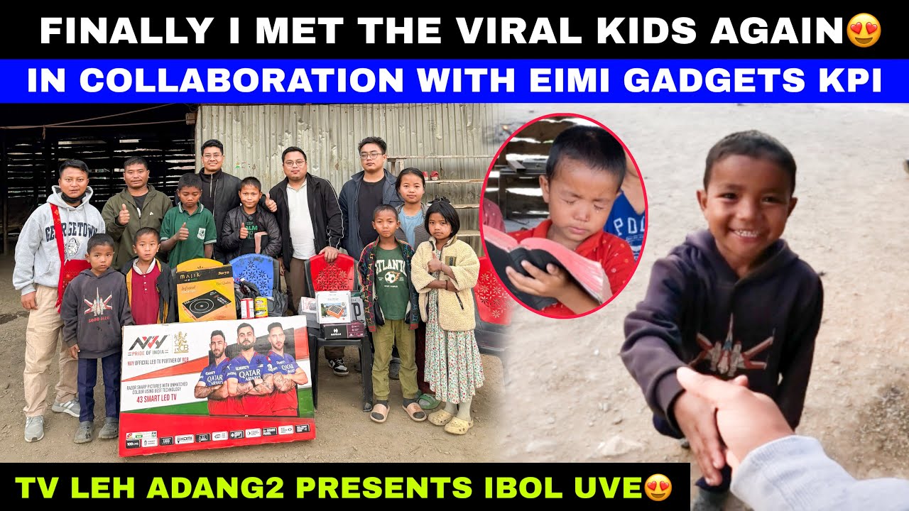 Viral boy toh iki suto kit taovin TV & etc KIDS FOUNDATION ORPHAN Home te gift ibol uve 😇