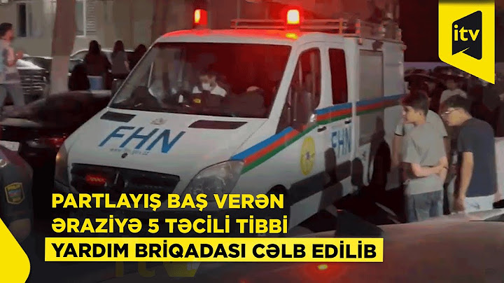 Partlayış baş verən Kinostudiyanın ərazisində təhlükəsizlik tədbirləri gücləndirilib