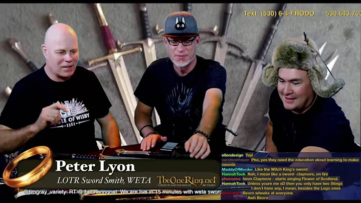 LOTR Sword Smith Peter Lyon