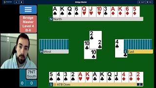 #37 ~ 7NT ~ Expert Level Bridge Master Challenge Hand