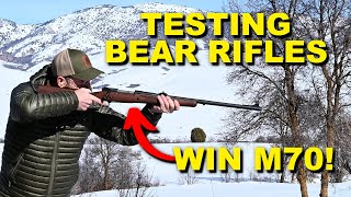 Testing Bear Rifles