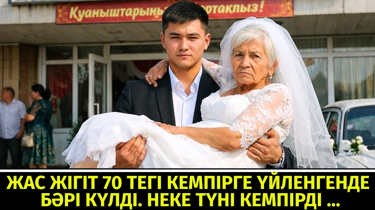 23 ЖАСТАҒЫ ЖІГІТ 70 ТЕГІ КЕМПІРГЕ ҮЙЛЕНГЕНДЕ БӘРІ КҮЛДІ. АЛ НЕКЕ ТҮНІ КЕМПІРДІ...