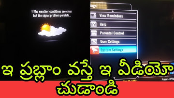 how to master reset tatasky box! telugu!full information! anjaneyulu d2h solutions