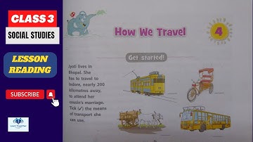 Social Studies || Class 3 || Chapter 4 || How We Travel