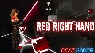 Beat Saber | Nick Cave and the Bad Seeds – Red Right Hand (Expert) First Attempt | Mixed Reality