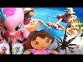 Мультик с игрушками Даша путешественница Беби Бoрн Малышка Пинки Пай на русском новые серии бассейн
