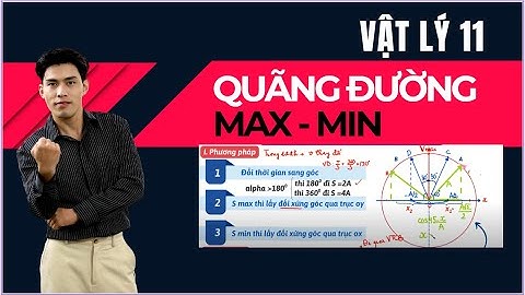 Quãng đường max min  | Dao động điều hòa | Vật Lý 11