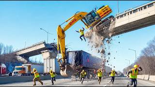 Idiots With Excavators: Total Job Site Chaos | Extreme Dangerous Heavy Equipment Fails #7