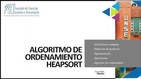 Algoritmo de ordenamiento HeapSort