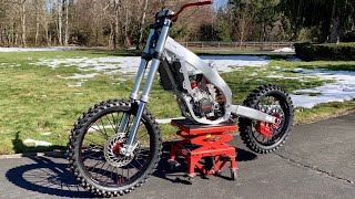 The Amazing Cr125 Build Is Now On Wheels